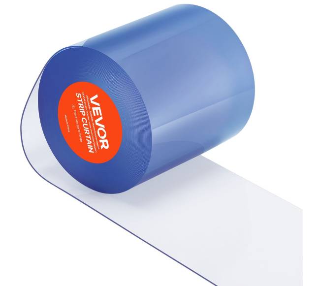 PVC užuolaidų durų uždanga 50 x 20 cm vėsinimo įrenginiams10