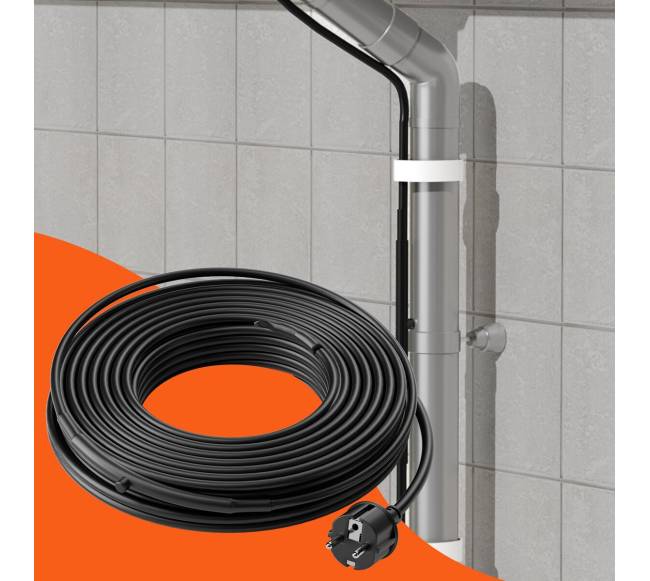 Savireguliuojantis vamzdžių šildymo kabelis su termostatu7