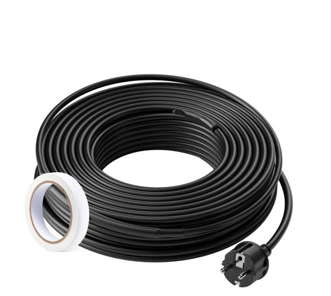 Savitvarkantis vamzdžių šildymo kabelis su termostatu8