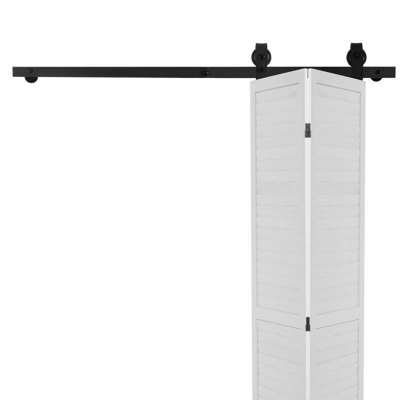 Sulankstomo stumdomo durų bėgelio rinkinys 132 cm0