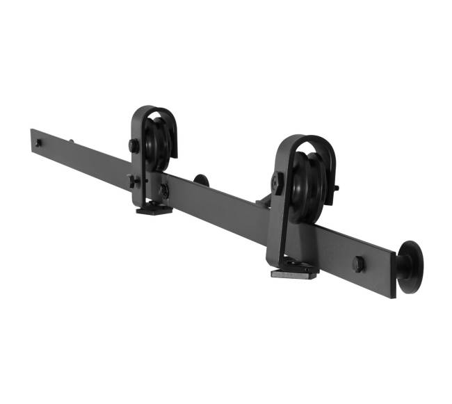 Sulankstomo stumdomo durų bėgelio rinkinys 132 cm9