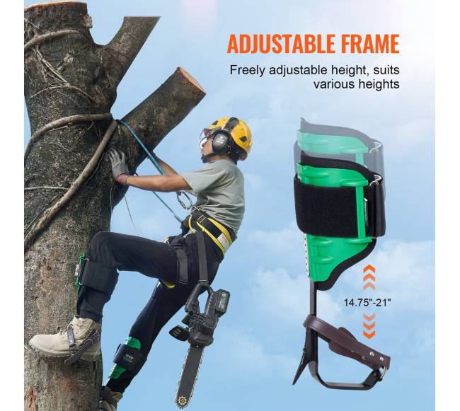 Medžių laipiojimo smaigai aliuminio plienas5