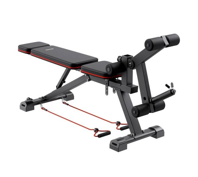 Reguliuojama treniruoklių salės svorių suolelis9