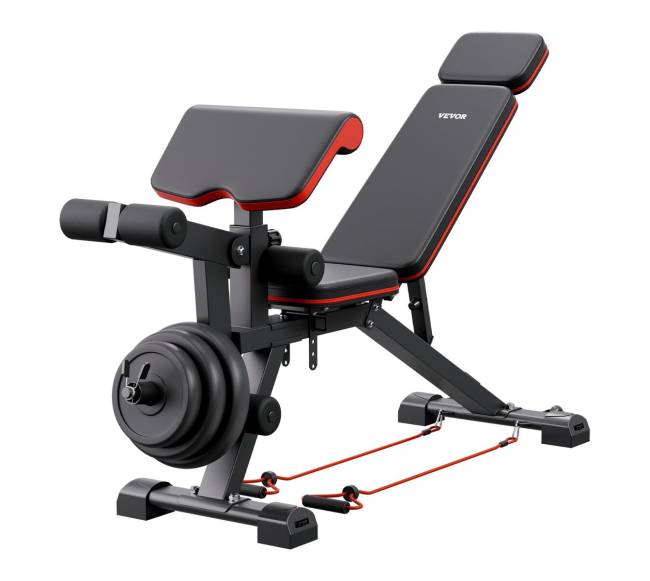 Reguliuojama treniruoklių salės svorių suolelis10