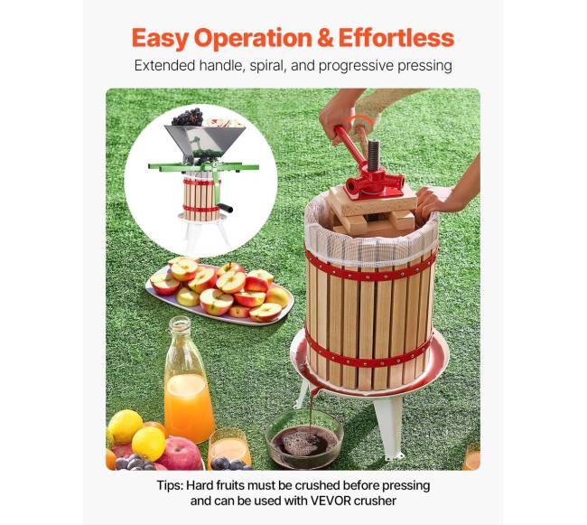 Rankinis vyno spaustuvas 18L medinio krepšio3