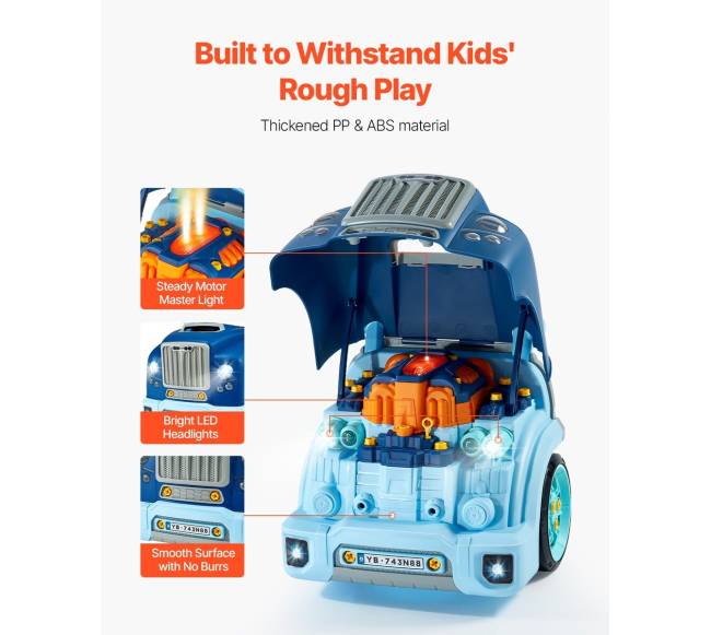 Vaikiškas variklio mechaniko žaidimų rinkinys5