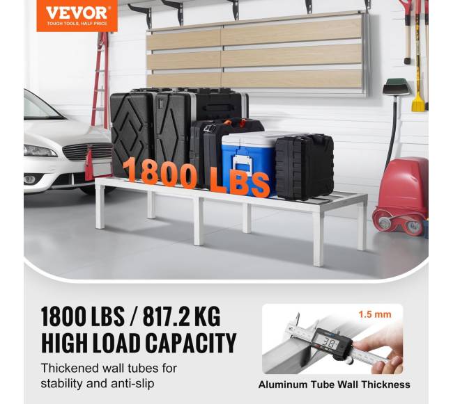 Aliumininė sandėliavimo lentyna 152 x 51 x 30 cm1