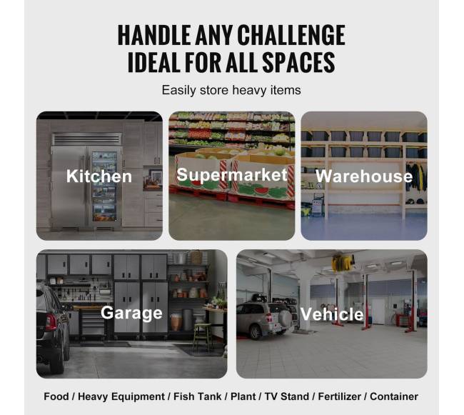 Aliumininė sandėliavimo lentyna 152 x 51 x 30 cm5