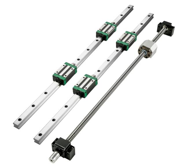 Linijinė kreipiamoji bėgelė DIY CNC staklėms0