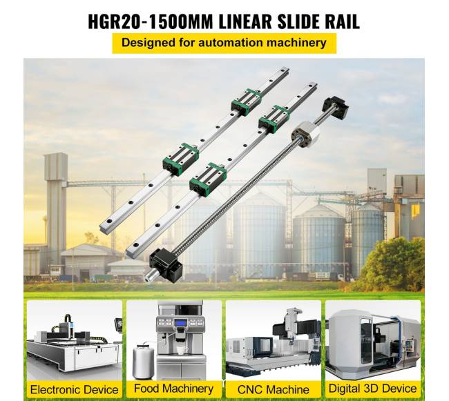 Linijinė kreipiamoji bėgelė DIY CNC staklėms1