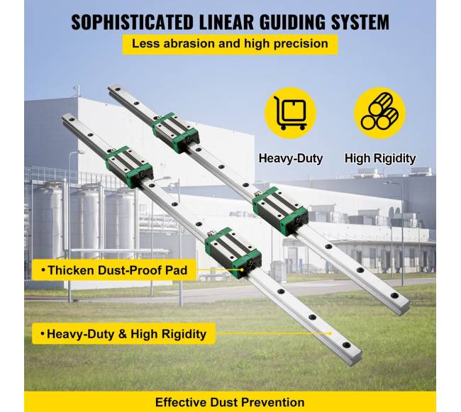 Linijinė kreipiamoji bėgelė DIY CNC staklėms3