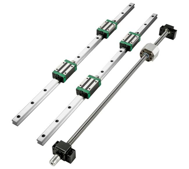 Linijinė kreipiamoji bėgelė DIY CNC staklėms9