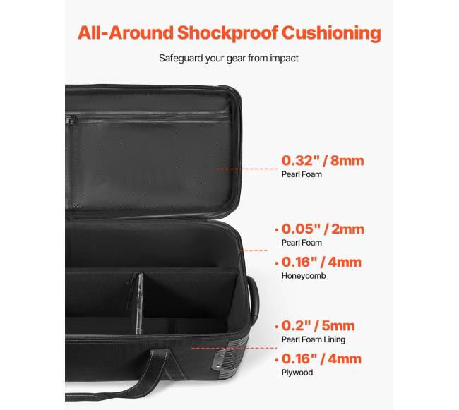 Studijos įrangos vežimėlio dėklas 1310x365x380mm4