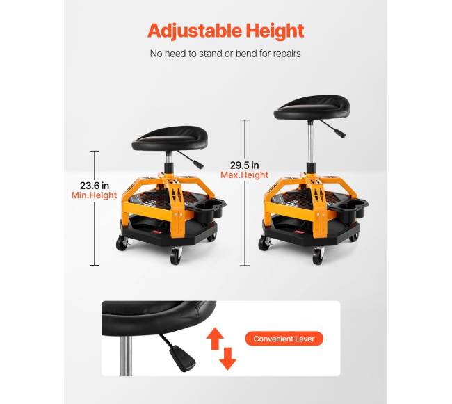 Riedantis dirbtuvių taburetė su ratukais1