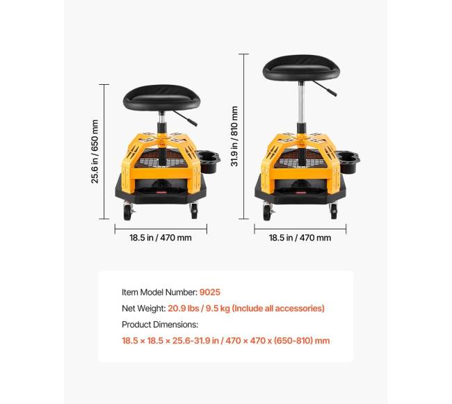 Riedantis dirbtuvių taburetė su ratukais6