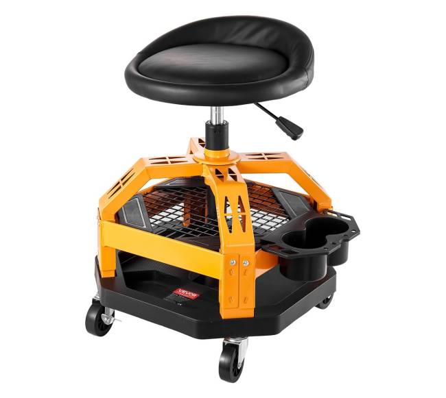 Riedantis dirbtuvių taburetė su ratukais9