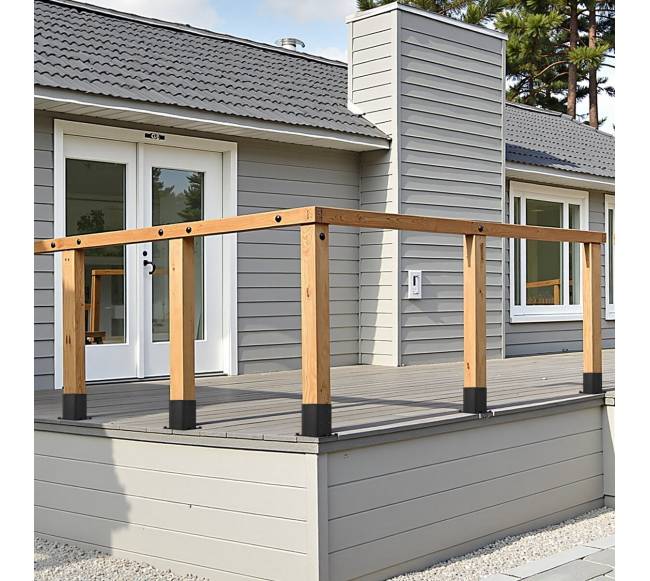 4 vnt. 6x6 medinių stulpų tvirtinimo laikikliai7