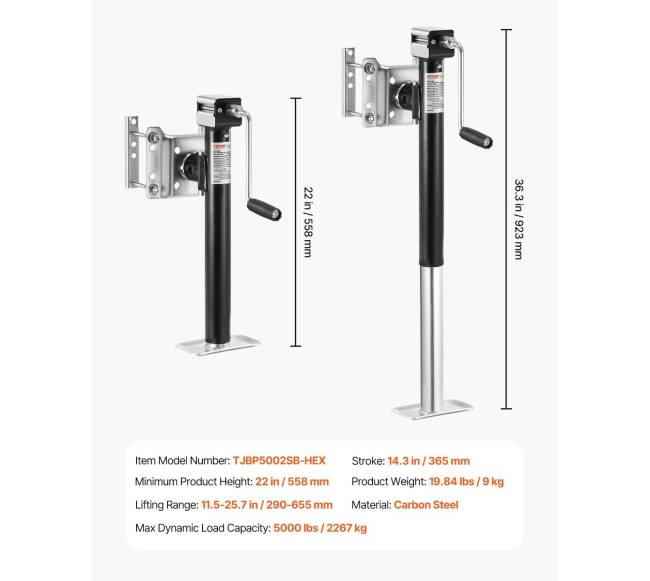 Prikabinamas keltuvas su 2267 kg apkrova6