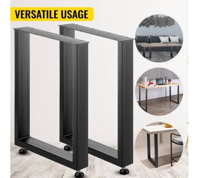 Juodi metaliniai stalo kojos, 2 vnt.6