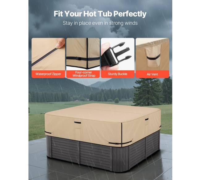 Lauko kubilo uždangalas 2285x2285x508 mm4