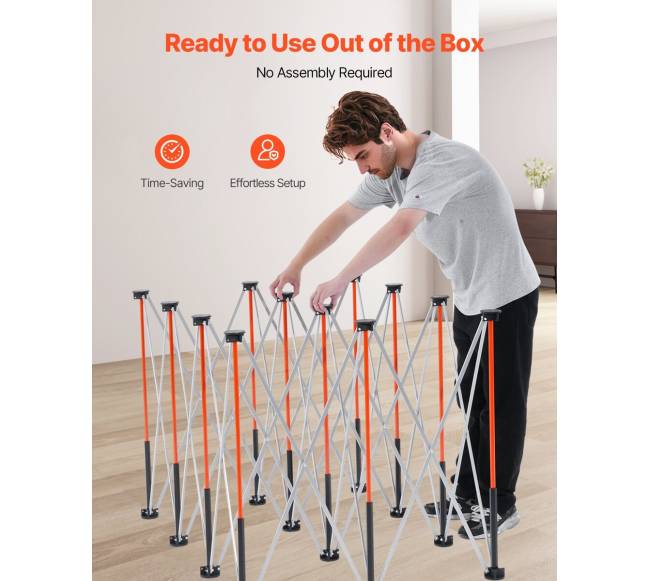 Sulankstomas darbo stovas 1865 x 1261 mm 2041 kg2