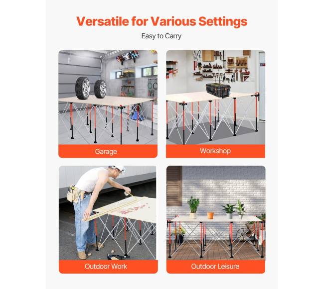 Sulankstomas darbo stovas 1865 x 1261 mm 2041 kg4