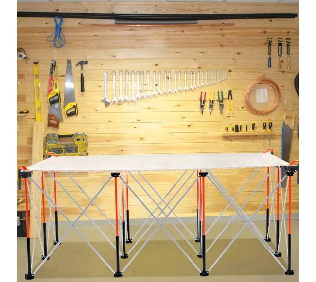 Sulankstomas darbo stovas 1865 x 1261 mm 2041 kg7