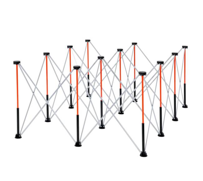 Sulankstomas darbo stovas 1865 x 1261 mm 2041 kg8