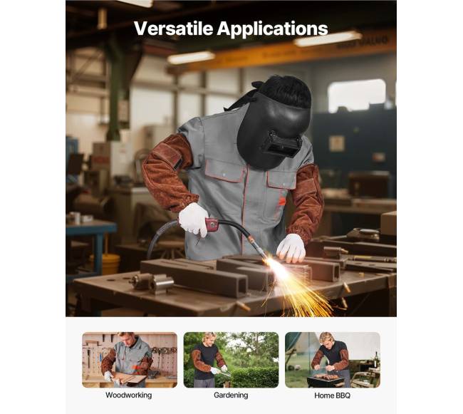 Odinės suvirinimo rankovės liepsnai atsparios5