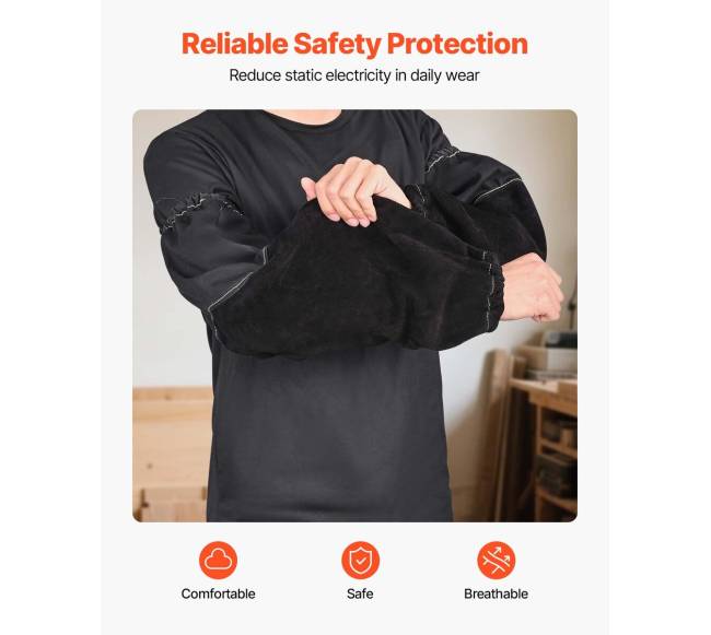 Atsparios liepsnai odinės suvirinimo rankovės3