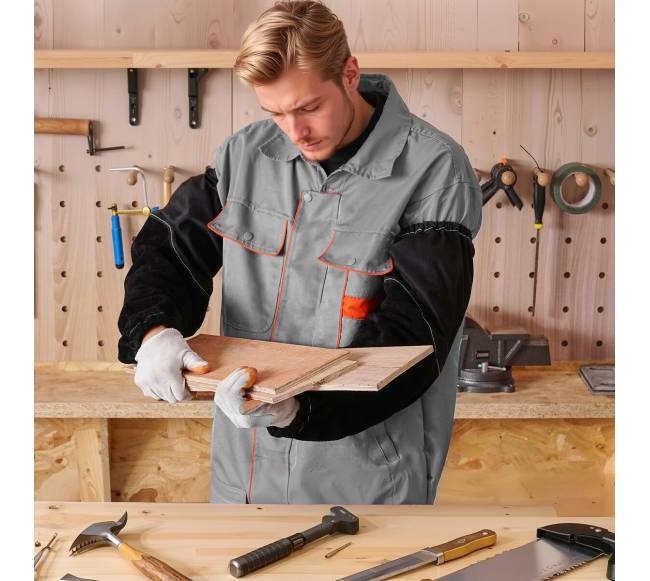 Atsparios liepsnai odinės suvirinimo rankovės7