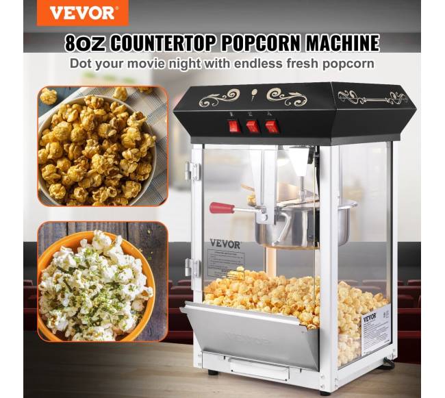 Popkorno gaminimo aparatas juodas1