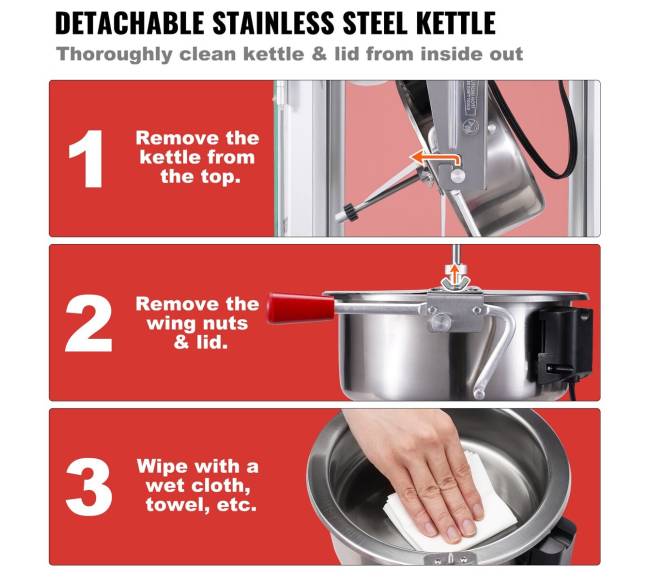 Popkorno gaminimo aparatas juodas5