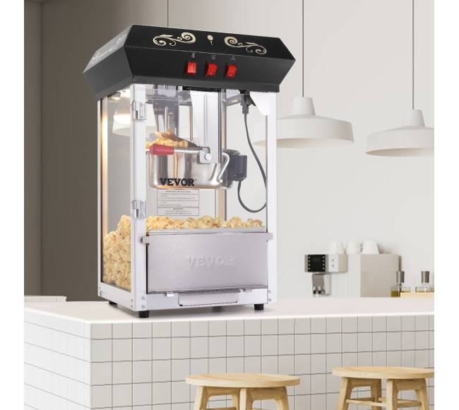 Popkorno gaminimo aparatas juodas7