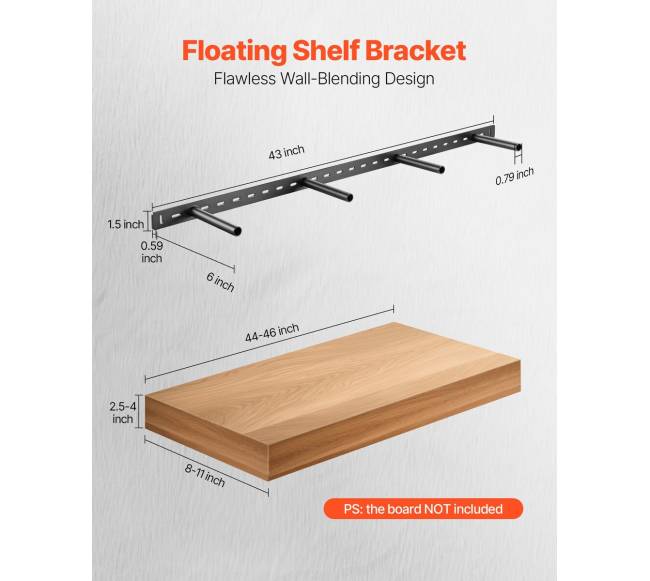 43 cm lentynos laikiklis1