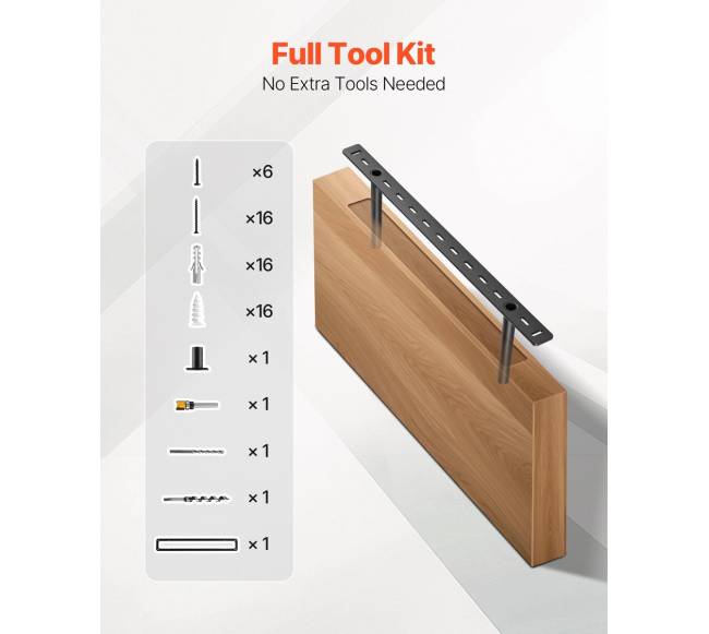 2 vnt lentynos laikikliai 558,4 mm5
