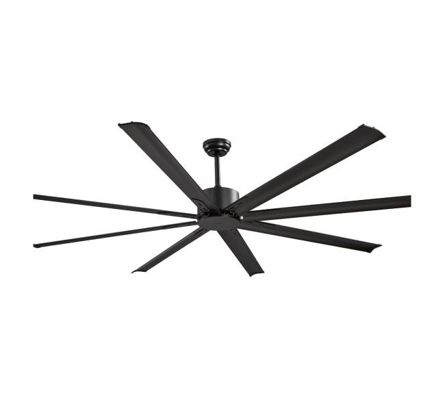 213 cm juodas aliuminis lubų ventiliatorius su nuotoliniu valdymu8