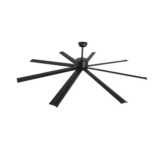 213 cm juodas aliuminis lubų ventiliatorius su nuotoliniu valdymu10