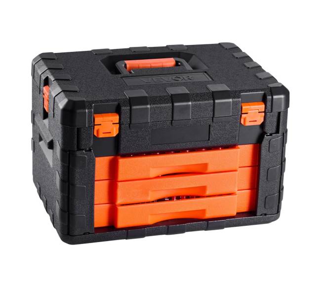 Mechanikų rinkinys su raktu ir antgaliais 450 dalių10