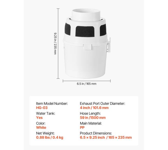 Vidinis džiovintuvo ventiliacijos komplektas su kibiru6