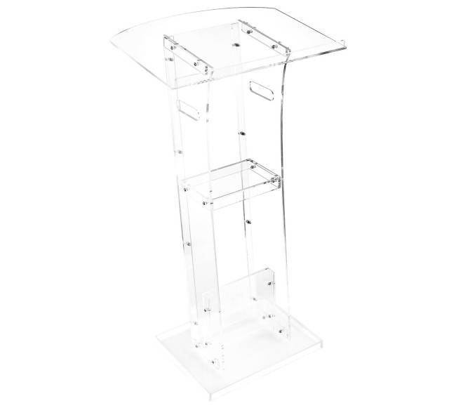 Akrilo podių stovas su laikymo vieta0