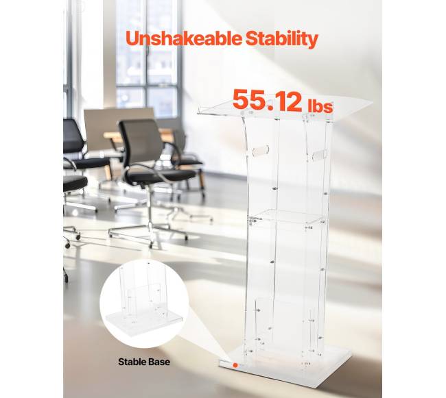 Akrilo podių stovas su laikymo vieta4