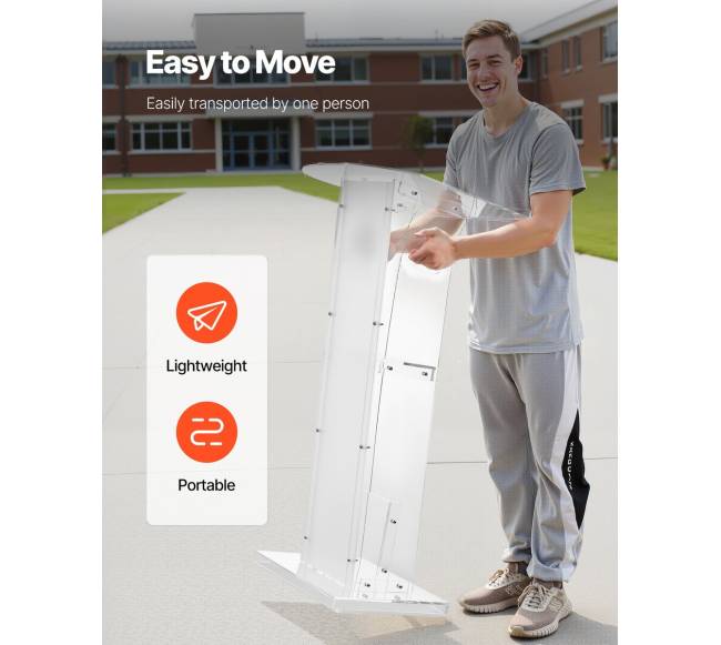 Akrilo podių stovas su laikymo vieta5