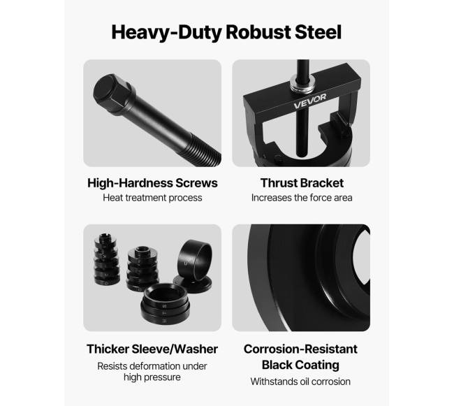 Ratlankio guolių nuėmimo ir montavimo įrankių rinkinys5