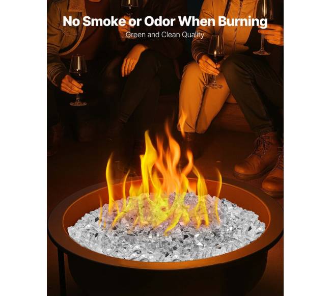 skaidrus židinio stiklas 10 svarų 12,7 mm3