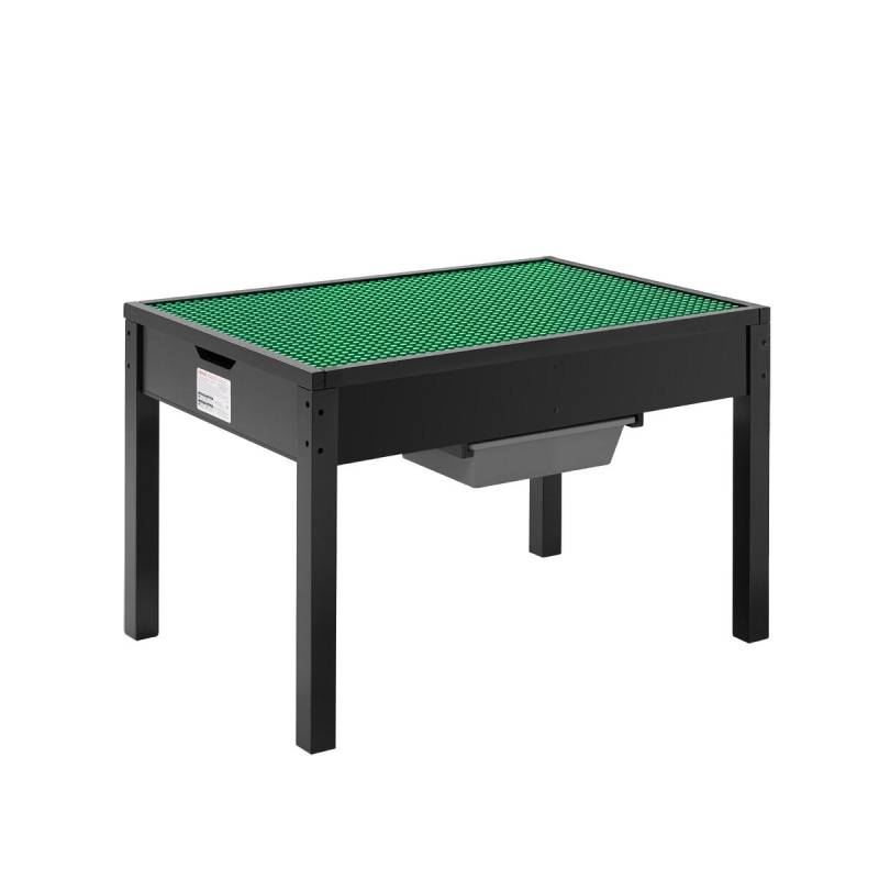 Vaikiškas medinis veiklų stalas su saugojimu0