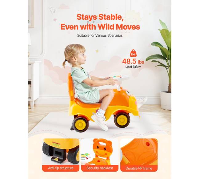 Vaikiška stumama mašinėlė 22 kg su garso efektais3