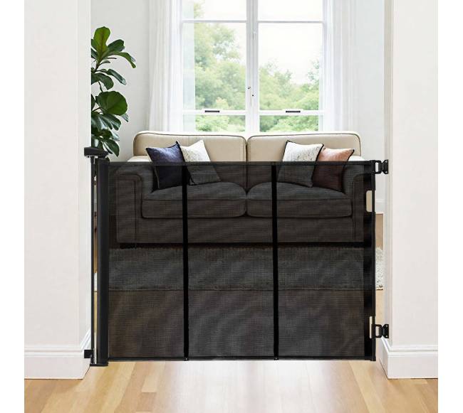 Ištraukiamos apsauginės vaiko durys su tinkleliu7