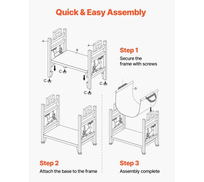 Vidaus malkų laikiklis su drobiniu nešikliu4