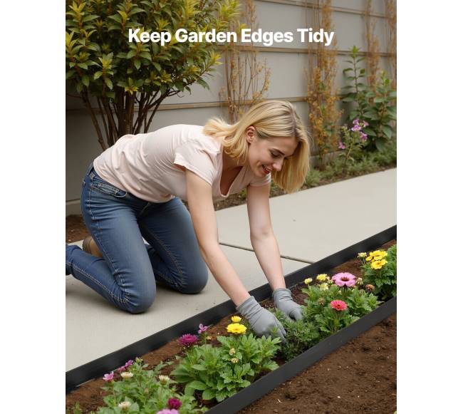 sodo bortelis, lankstus plastikinis ribojimas1